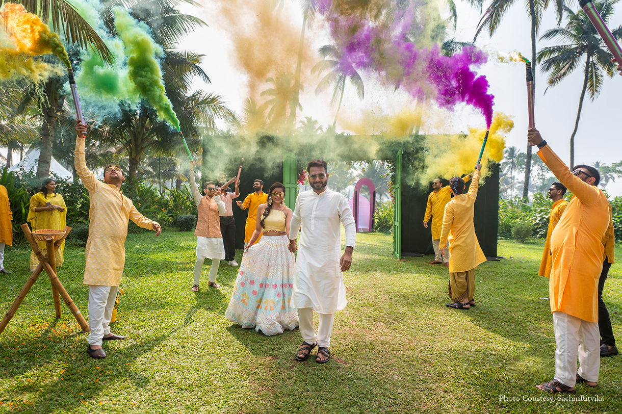 Srishti Desai and Jaimin Patel, Goa