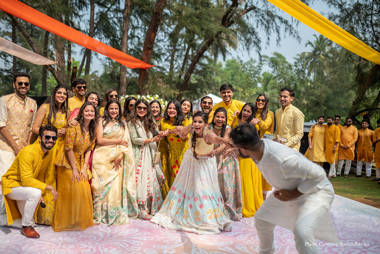 Srishti Desai and Jaimin Patel, Goa