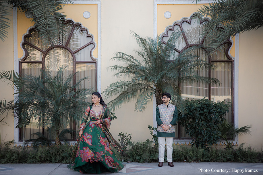 Swastika and Karan Bhatia, Noor Mahal Palace, Delhi