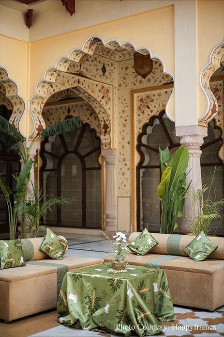 Swastika and Karan Bhatia, Noor Mahal Palace, Delhi