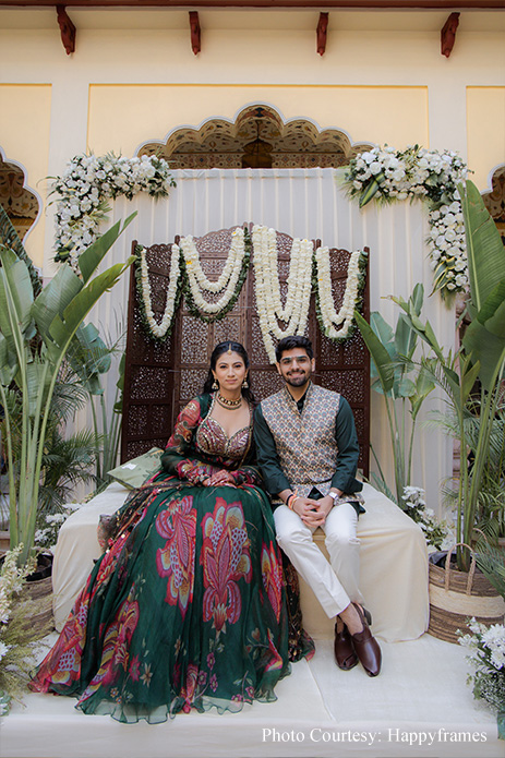 Swastika and Karan Bhatia, Noor Mahal Palace, Delhi