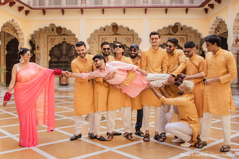 Swastika and Karan Bhatia, Noor Mahal Palace, Delhi