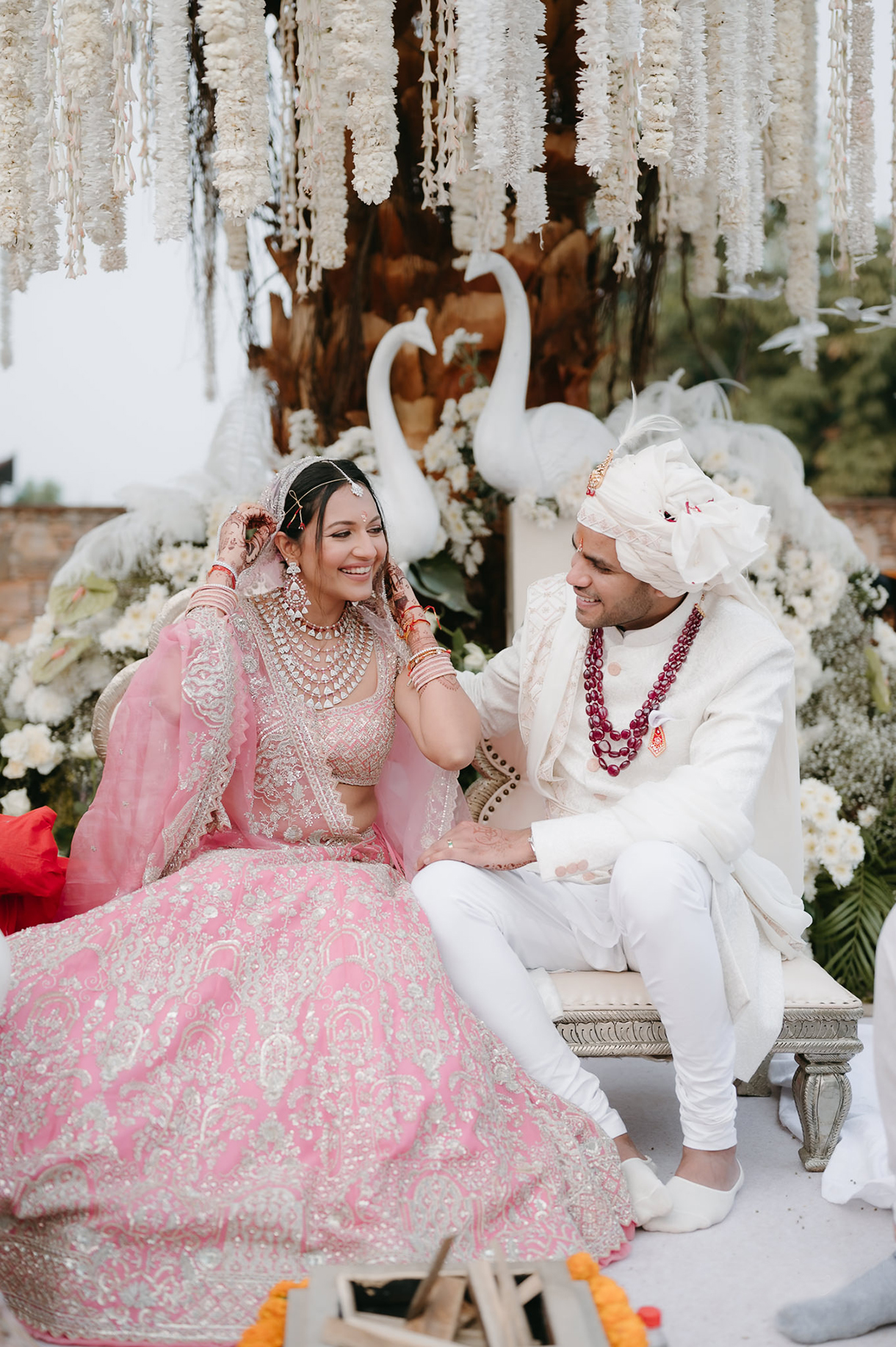 Tanya and Priyank, Ananta Spa & Resort, Jaipur
