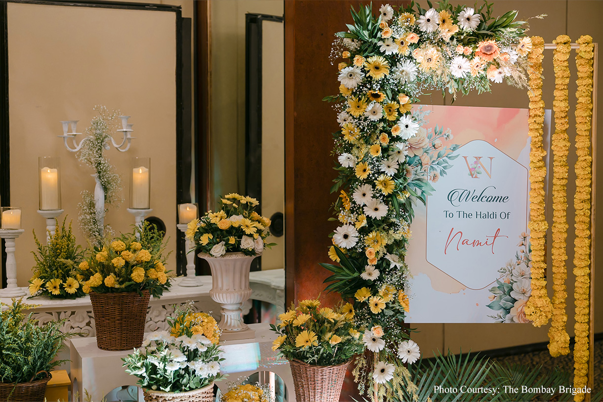 Vaishnavi and Namit, The Leela Mumbai