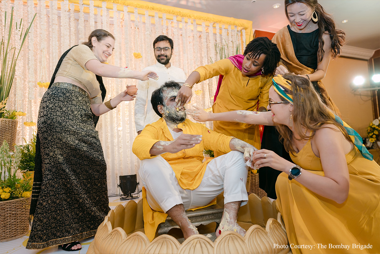 Vaishnavi and Namit, The Leela Mumbai