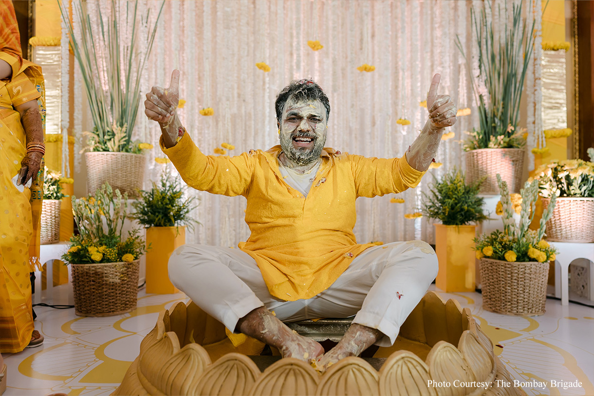 Vaishnavi and Namit, The Leela Mumbai