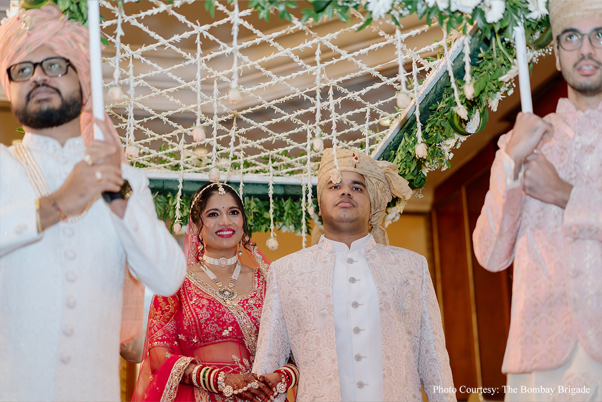 Vaishnavi and Namit, The Leela Mumbai