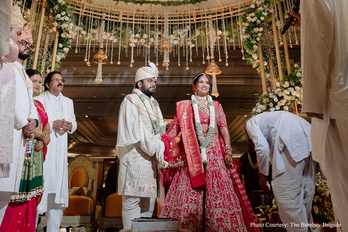 Vaishnavi and Namit, The Leela Mumbai