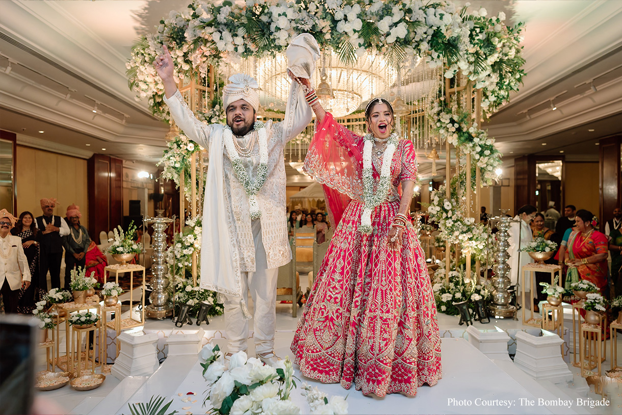 Vaishnavi and Namit, The Leela Mumbai