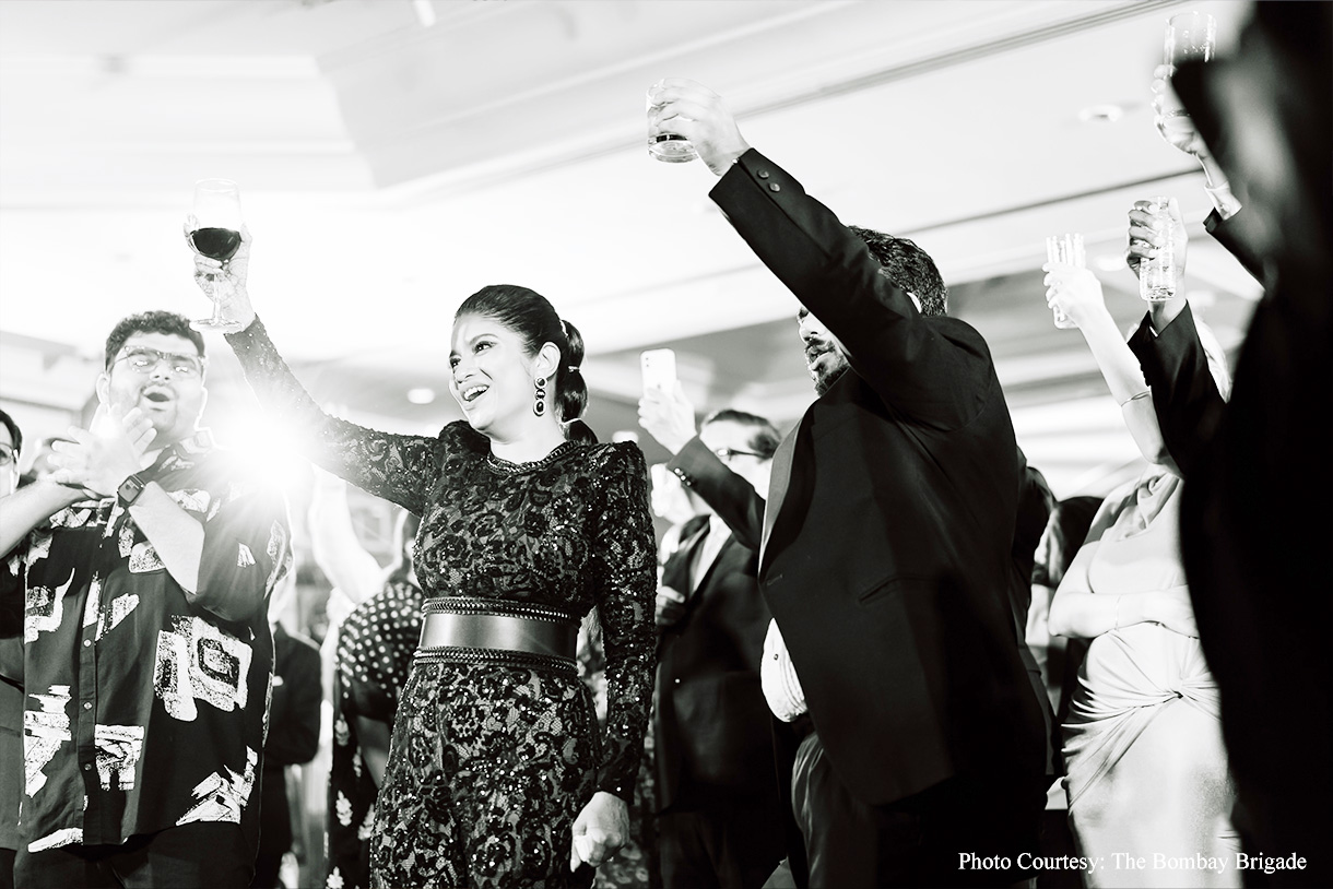 Vaishnavi and Namit, The Leela Mumbai