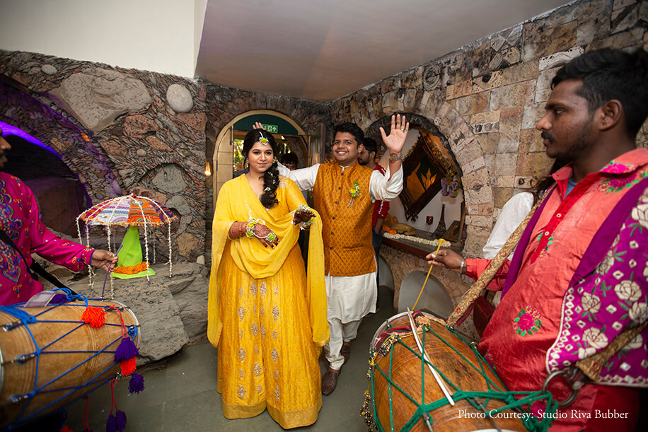 Bride and Groom Entry