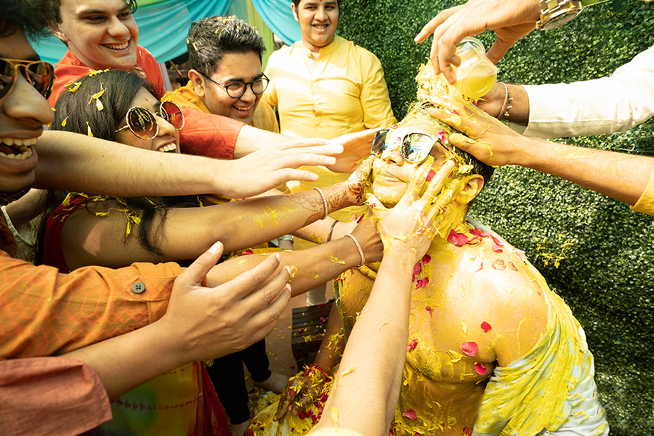 Fun Haldi Ceremony