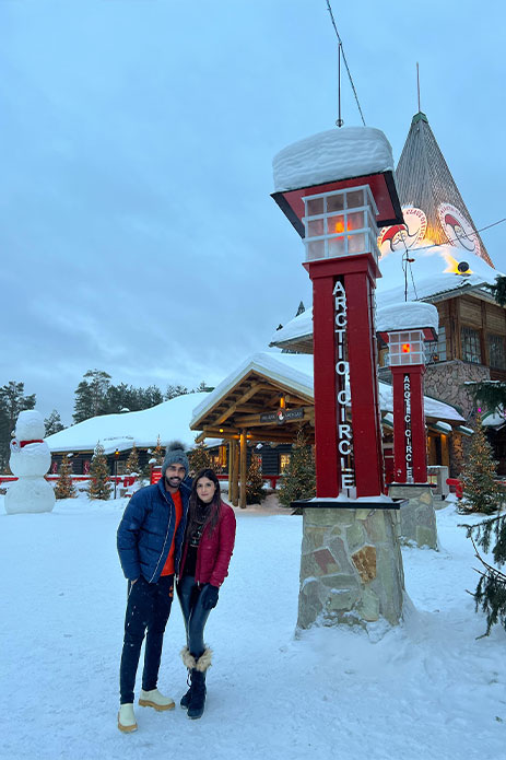 Latika Parwani and Pratik Jadhwani, Finland