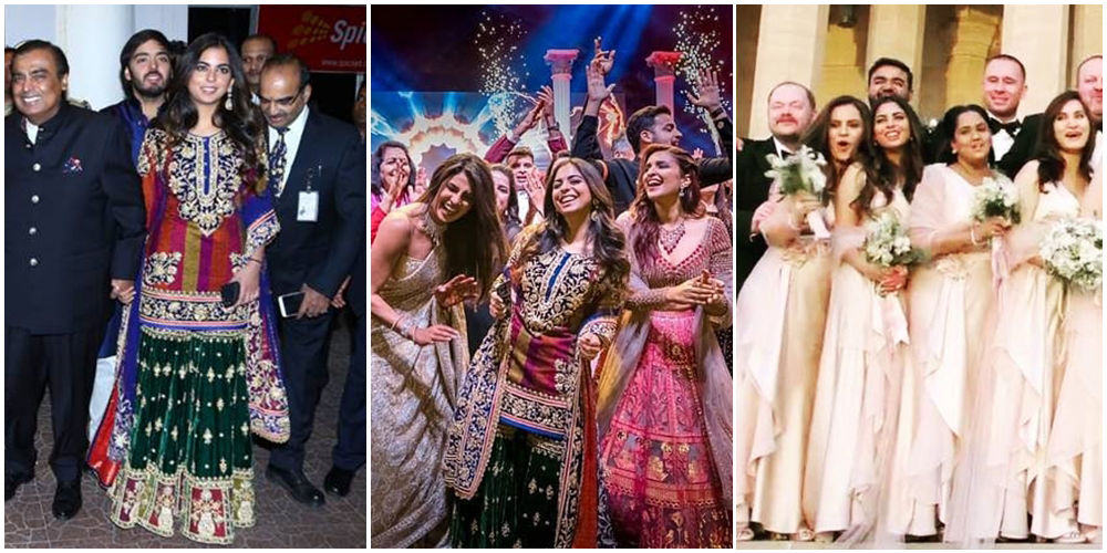 Isha Ambani and Sophie Turner were ravishing bridesmaids for Priyanka  Chopra. Unseen photo out