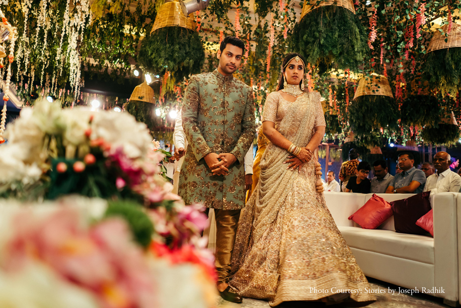 Exotic blooms make for a floral fiesta at dreamy engagement